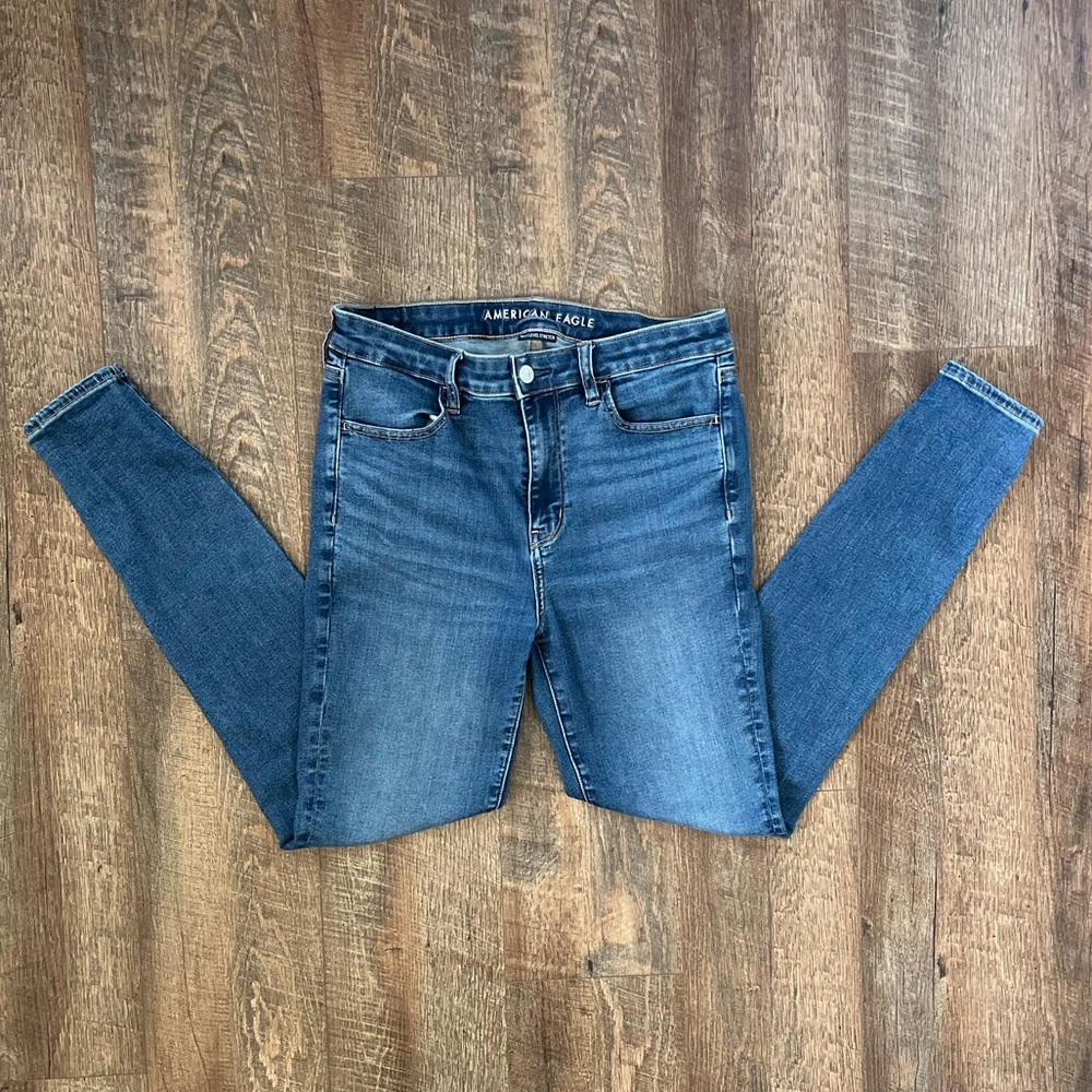 American Eagle Outfitters Women's Classic Blue Skinny Jeans